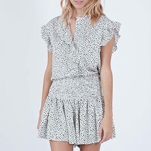 NEW Shop Koch Erika Skort in Tiny Dalmatian Print